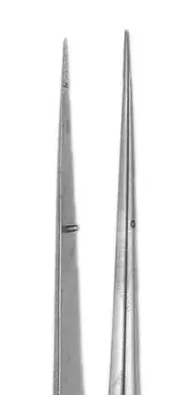 Pince à tissus Micro manche SinusLine droit 18cm - Hu-Friedy