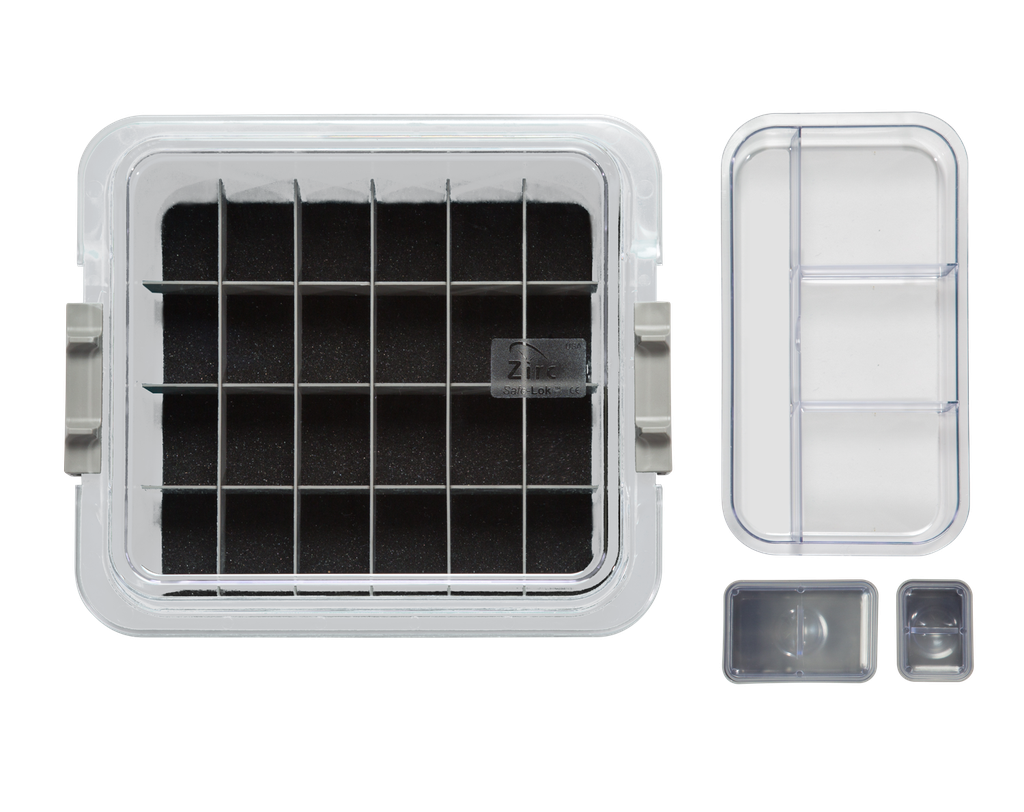 Tubs à matériaux complète avec accessoires (31,9 x 28,5 x 10,2 cm) blanc - ZIRC