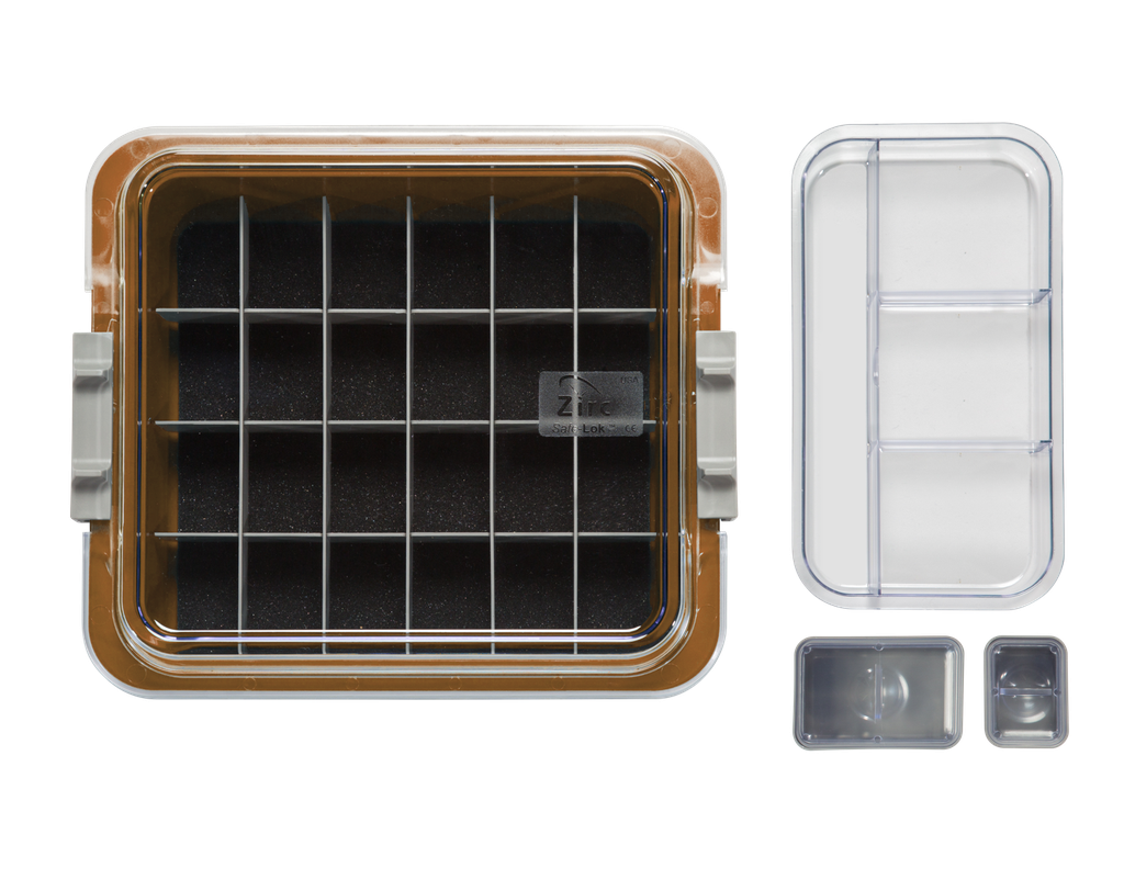 Tubs à matériaux complète avec accessoires (31,9 x 28,5 x 10,2 cm) cuivre - ZIRC
