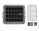 Tubs à matériaux complète avec accessoires (31,9 x 28,5 x 10,2 cm) gris - ZIRC