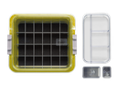 Tubs à matériaux complète avec accessoires (31,9 x 28,5 x 10,2 cm) néon jaune - ZIRC