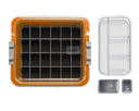 Tubs à matériaux complète avec accessoires (31,9 x 28,5 x 10,2 cm) néon orange - ZIRC