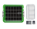 Tubs à matériaux complète avec accessoires (31,9 x 28,5 x 10,2 cm) néon vert - ZIRC