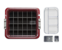 Tubs à matériaux complète avec accessoires (31,9 x 28,5 x 10,2 cm) rouge - ZIRC