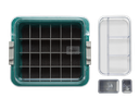 Tubs à matériaux complète avec accessoires (31,9 x 28,5 x 10,2 cm) turquoise - ZIRC