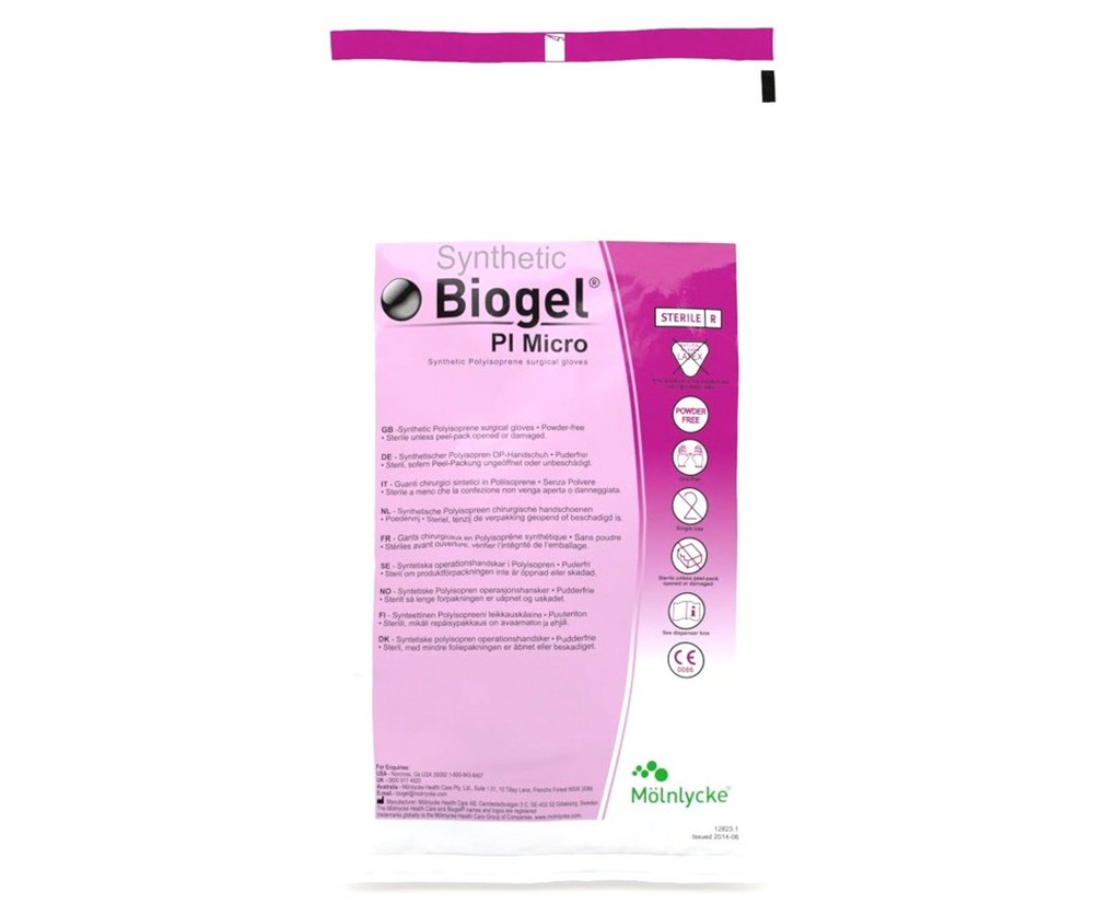 1 Carton de 4 boites de 50 Paires (200 paires) de gants Biogel® PI Micro - Taille 6.0 à 9.0® - Delynov