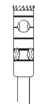 Trépan avec marquage de profondeur 229RF pour Contre Angle - Jota - Delynov