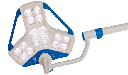 Eclairage STERIS d'examen HexaLuxTM version plafonnière (EXLCEIL) - Delynov