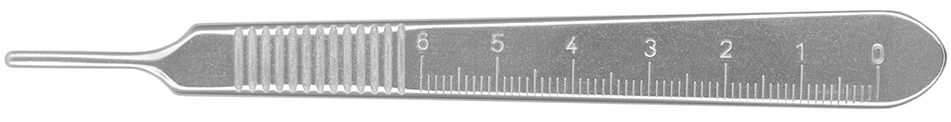 Surgical Scalpel Handle No. 3 European Graduated - Hu-Friedy - Delynov