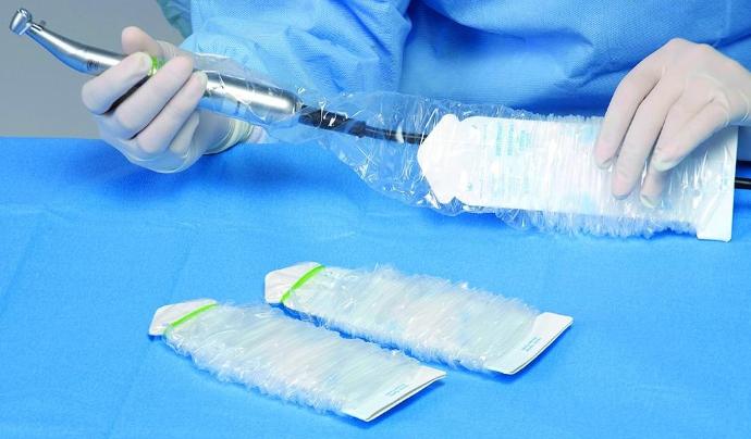 1 paquet de 10 Gaines de protection 120X7 cm, avec guide  OMNISLEEVE (lot de 10)(22.U0005.00) Omnia - Delynov