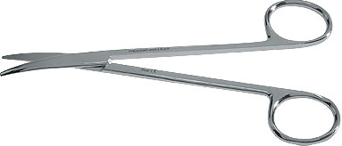 CISEAUX DE METZENBAUMCOURBES. 14CM - Acteon (652.00) - Delynov
