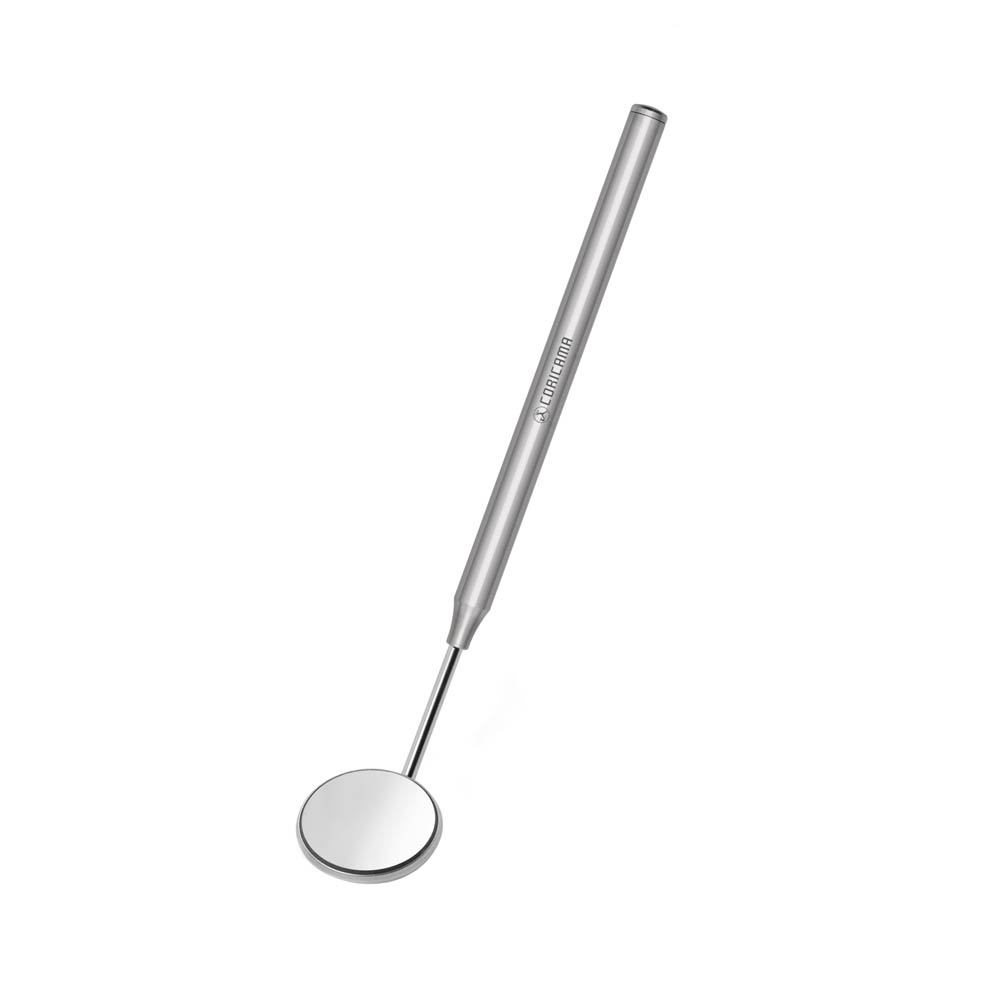 Smooth mirror handle ø 8 mm + Flat Mirror N.5 (133502) - CORICAMA - Delynov