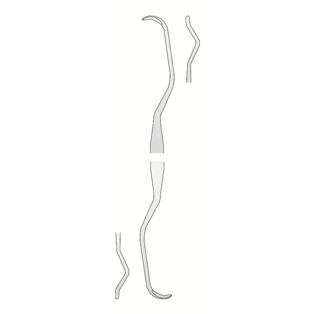CURETTE LANGER 1/2 (223510) CORICAMA  - Delynov