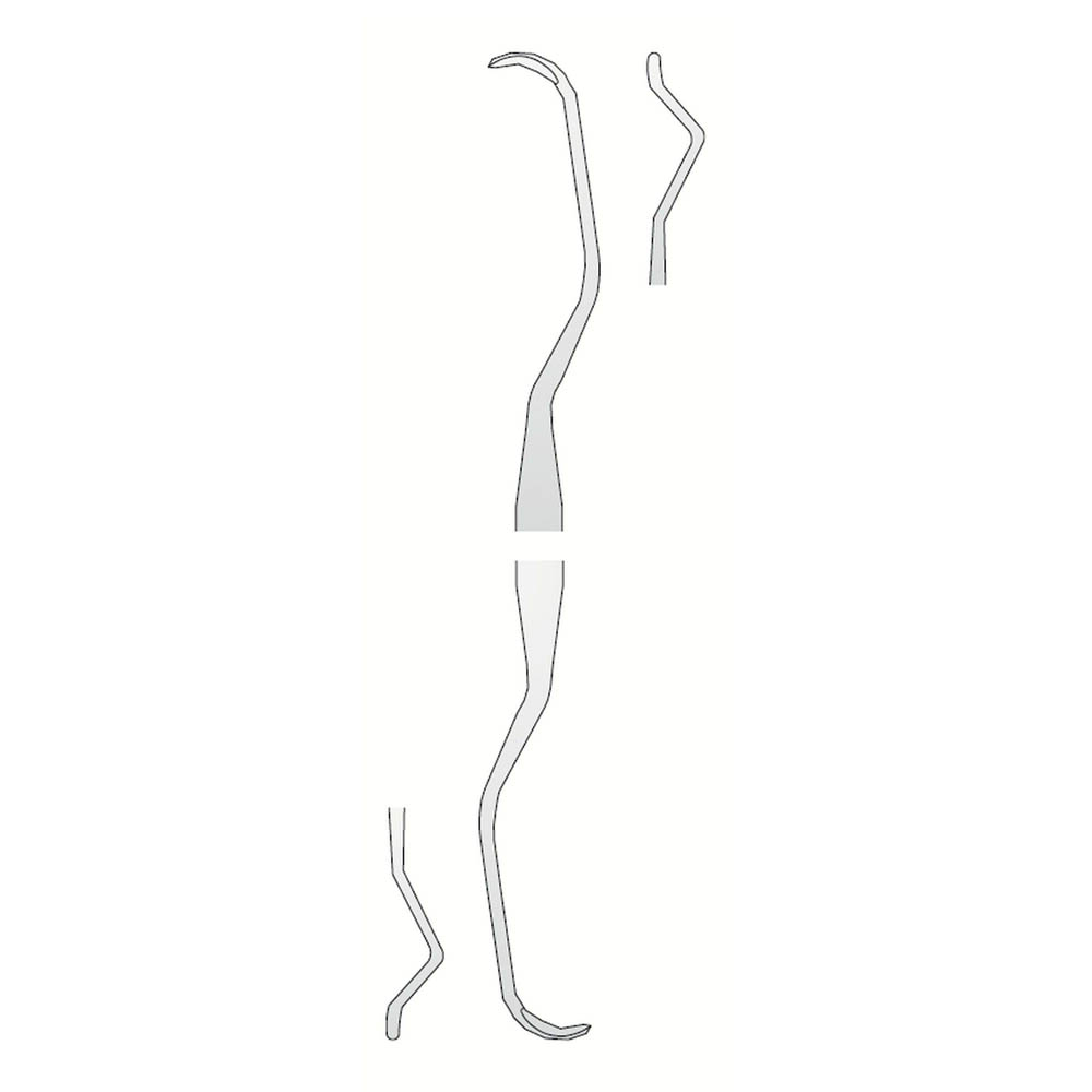 Curette Langer 3/4 (223520) Coricama - Delynov