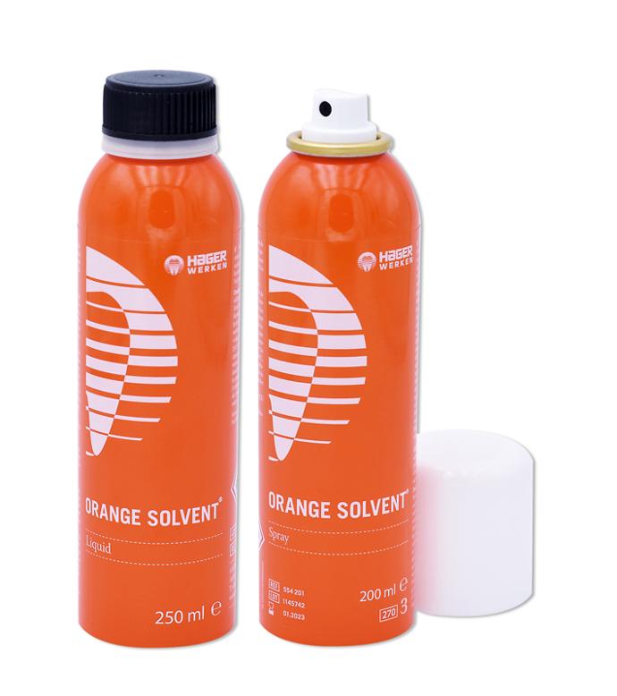 Spray solvant orange de 200 ml (554201) - Hager&Werken - Delynov