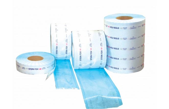 Gaine de stérilisation 50mm x 200 m - 1 carton de 8 rouleaux de 200 m (E5001) - MediStock - Delynov