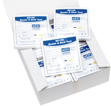 Test Bowie & Dick - 1 carton de 20 tests - MediStock - Delynov