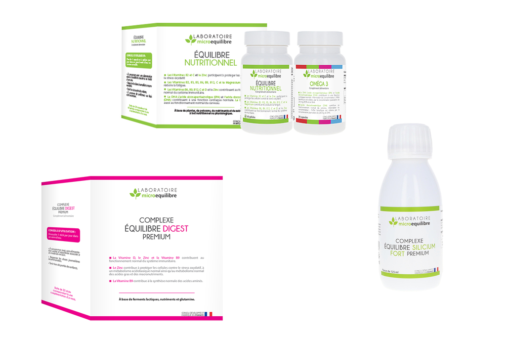 Compléments nutritionnels Pack Réparation+ (REP+) - Laboratoire Microéquilibre - Delynov
