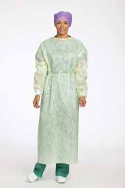 1 Carton of 50 Blue Protective Gowns Size L (1902-31) - Mölnlycke - Delynov