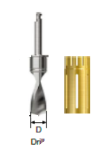 Cortical bone collector with stopper diameter 3.0 height 21.94 mm (ABC304L) - Osstem - Delynov