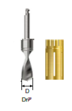 Cortical bone collector with stopper diameter 6.0 (ABC604L) height 17.9mm - Osstem - Delynov
