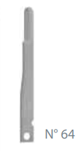10 sterile blades for No. 64 micro scalpel - Landanger
