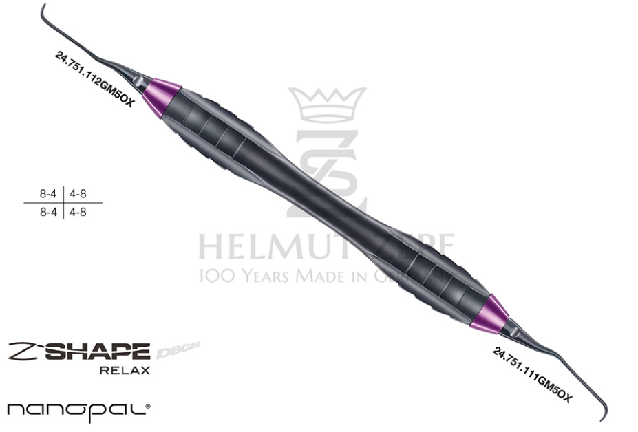 Z-SHAPE CURETTE GRACEY 11-12 - Helmut Zepf (24.224.11GM5OX) - Delynov