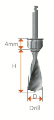 Cortical bone collector with stopper, diameter 6.0 mm, height 14.9 mm - Osstem - Delynov