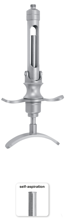 Cartridge syringe, metric thread, 1.8 cc, crutch handle (19.700.01)- Zepf -Delynov