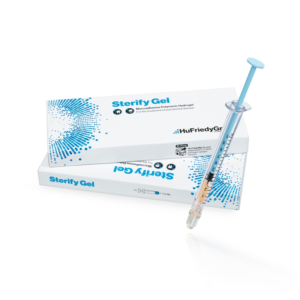 Lot de 5 Sterify Gel 0.3ml, 5 seringues - Hu-Friedy - [STY-GEL0301] - Delynov