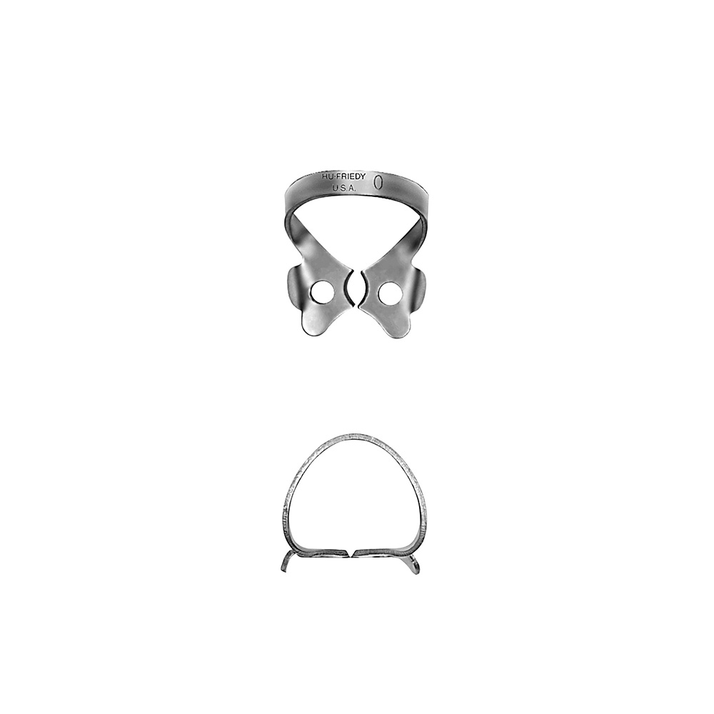 Crampon à digue #0 prémolaire plus longues