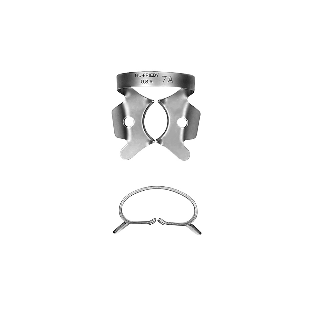 Rubber dam clamp #7A large lower molars