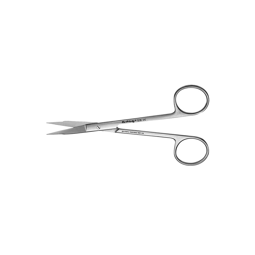 Ciseaux Goldman-Fox #16 courbés dentés 12,5cm (S16) - Hu-Friedy - Delynov