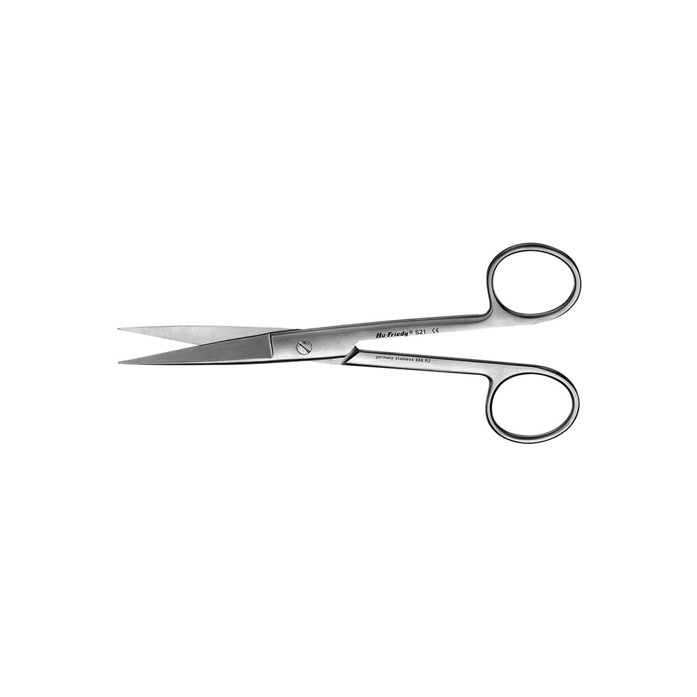Ciseaux chirurgicaux #21 droits pointus 14,5cm (S21) - Hu-Friedy - Delynov