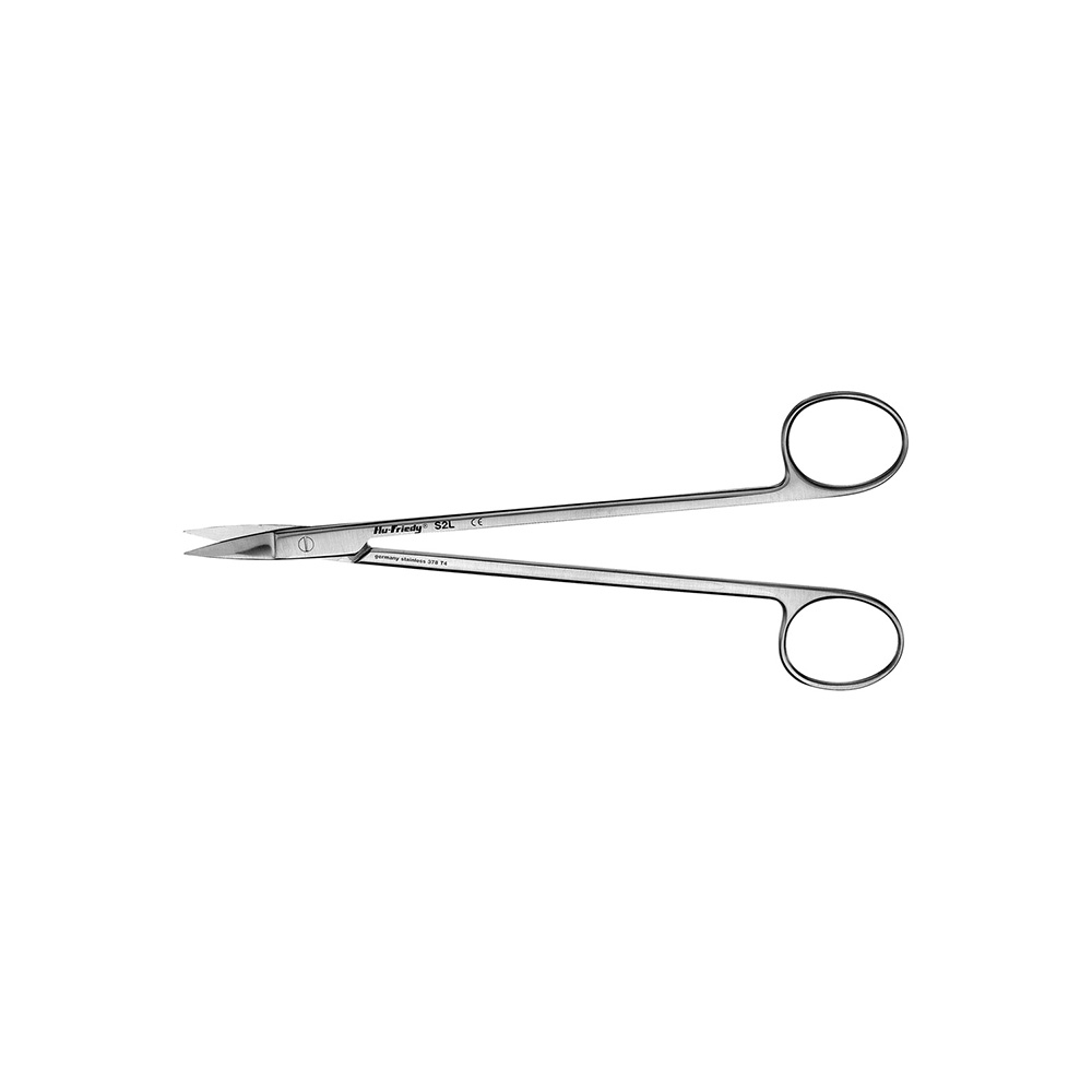 Ciseaux Kelly #2L droits dentés 18cm (S2L) - Hu-Friedy - Delynov