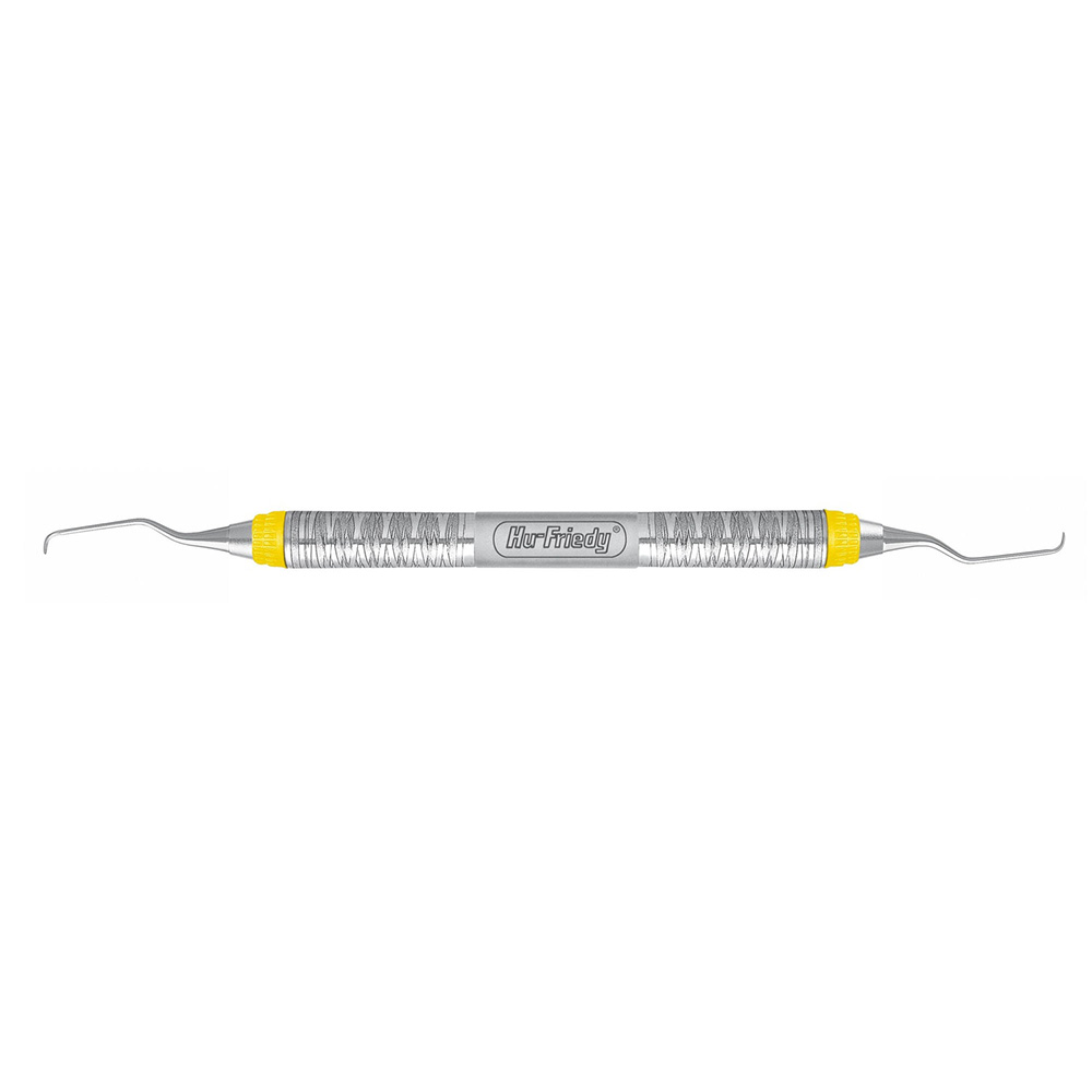 Gracey curette #5/6 #7 MF handle oral/labial yellow