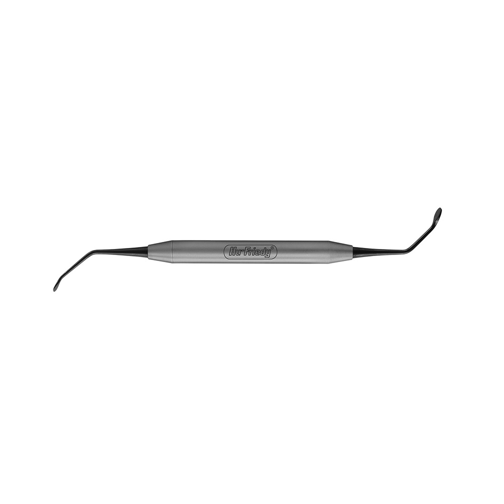 Sinus Curette #2, short, Black Line (SINC2SX)