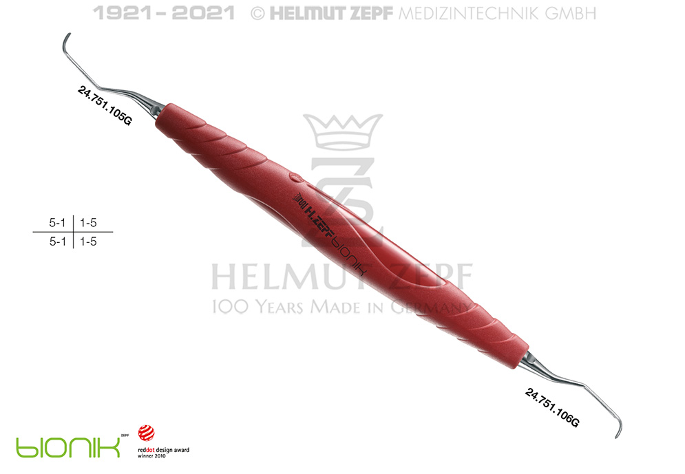 ZEPF-BIONIK CURETTE SPECIALE GRACEY 5/6 - Helmut Zepf (24.203.05GM5) - Delynov