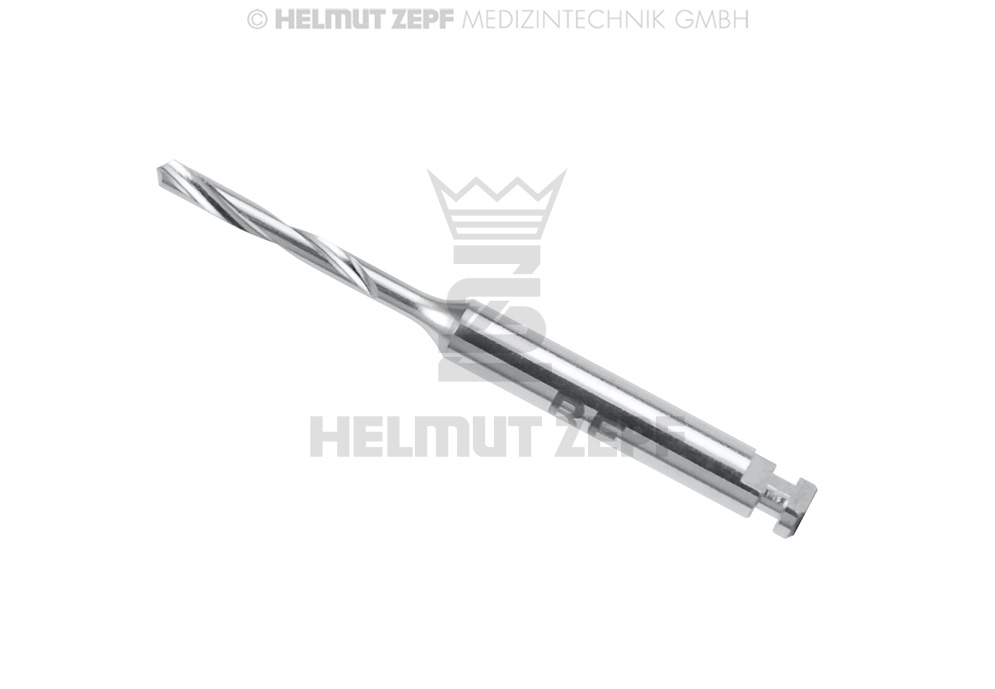 Fraise chirurgicale pour perçage osseux, diamètre 1,1 mm, profondeur 9 mm - Helmut Zepf (08.523.11) - Delynov