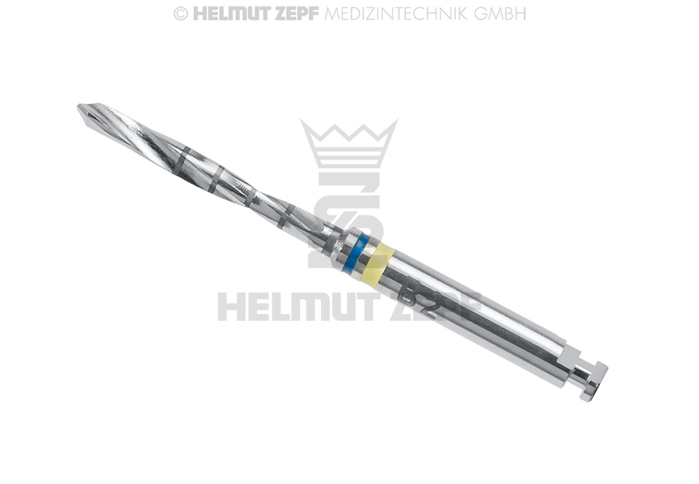 Fraise chirurgicale pour perçage osseux, diamètre 1,6 mm, profondeur 12 mm - Helmut Zepf (08.524.16) - Delynov