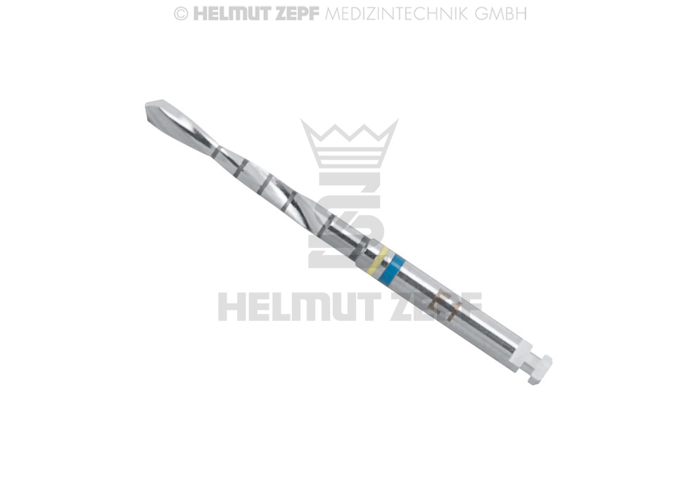 Foret chirurgical pour perçage osseux, diamètre 1,96 mm, longueur 15 mm - Helmut Zepf (08.525.16) - Delynov