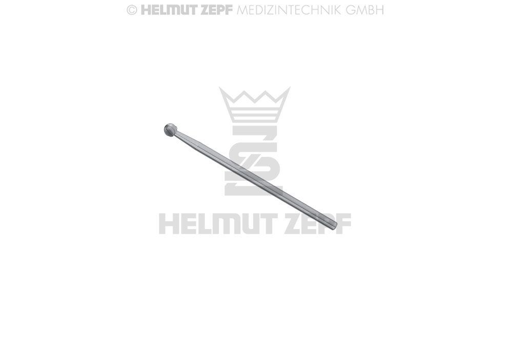 Fraise chirurgicale ronde en métal dur, diamètre 0,31 mm - Helmut Zepf (08.902.031HF) - Delynov