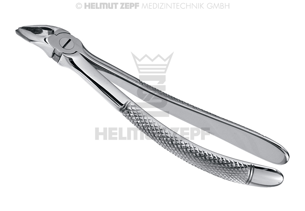 English pattern dental extraction forceps for premolars, figure 7 - Helmut Zepf (10.007.90) - Delynov