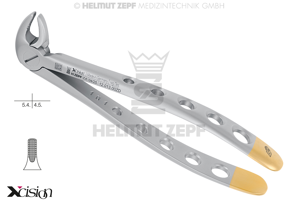 Root elevator for lower premolars, English pattern, figure 13 - Helmut Zepf (12.013.00ZD) - Delynov