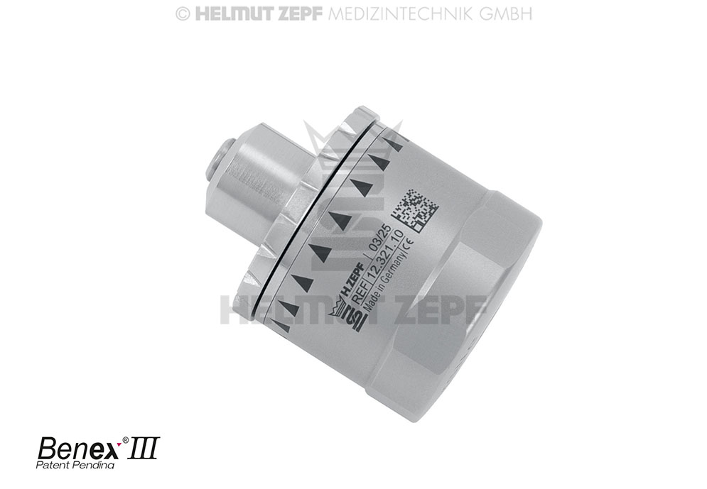 Traction wheel for Benex III bone extractor, high torque - Helmut Zepf (12.321.10) - Delynov
