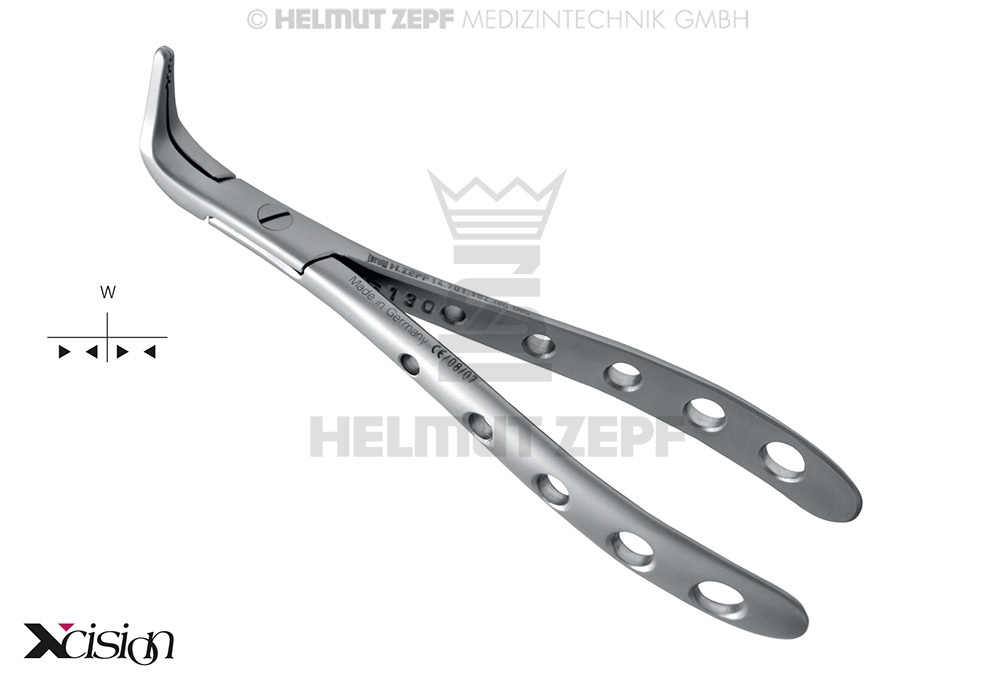 DAVIER A RACINES ET A ECHARDESPOUR LA MACHOIRE INFERIEURE, pointe diamantée - Helmut Zepf (14.701.10ZD) - Delynov