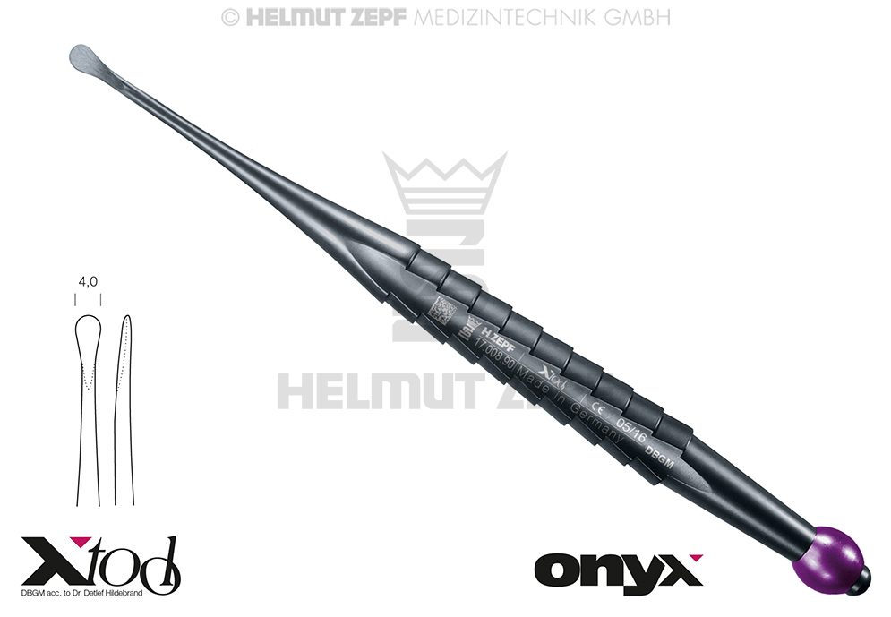 Séparateur droit pour luxation de racines, 2,5 mm - Helmut Zepf (17.008.90TI) - Delynov