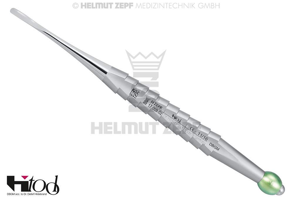 Palpateur chirurgical droit, extrémité 3,5 mm - Helmut Zepf (17.009.02) - Delynov