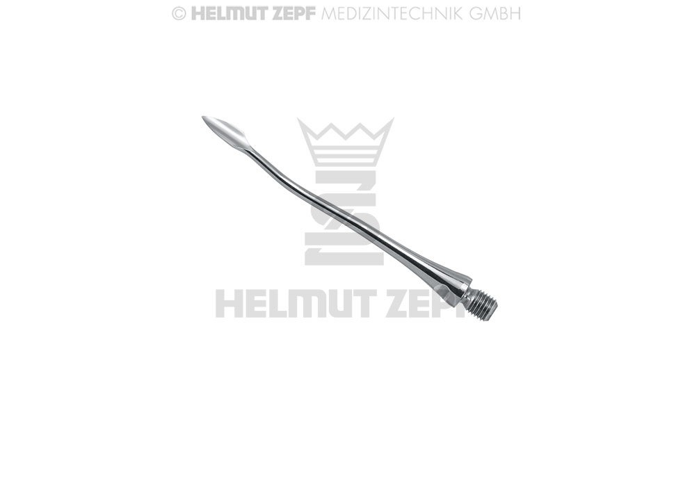 Desmotome approximal avec courbure distale de 4 mm, échangeable - Helmut Zepf (17.418.01) - Delynov