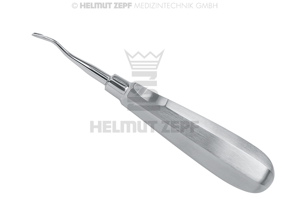Élévateur apical de racines dentaires, modèle figure 77R - Helmut Zepf (17.677.16) - Delynov